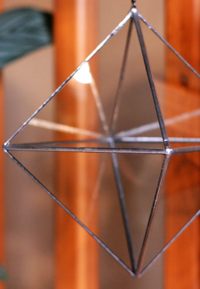 Solder detail, silver patina