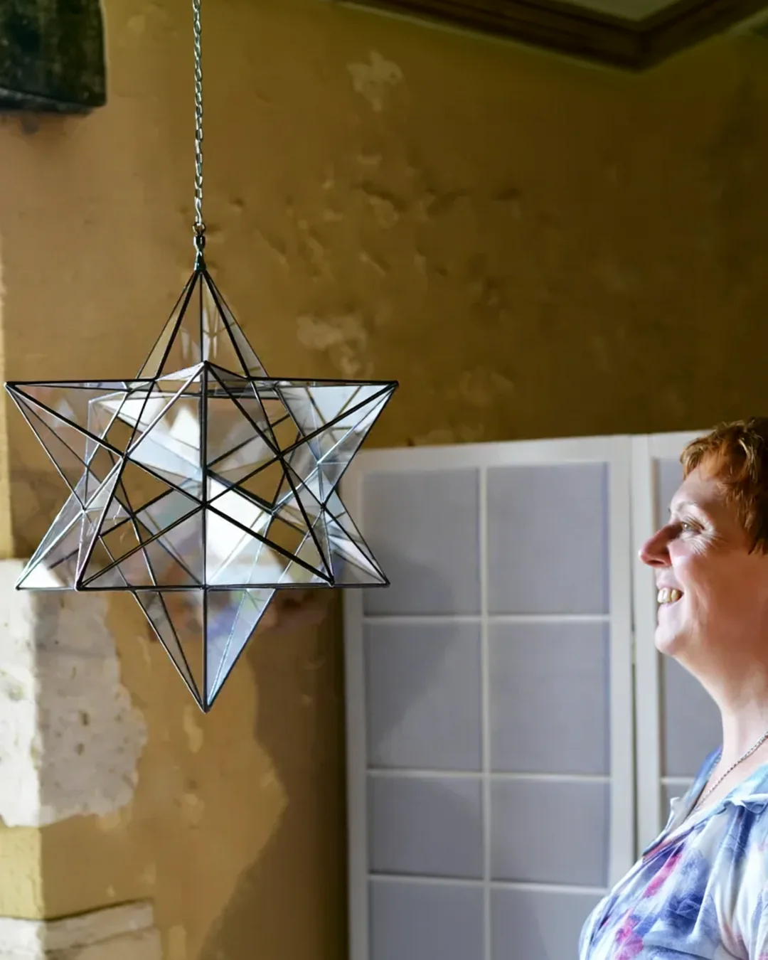 Catherine and her hanging Merkabah