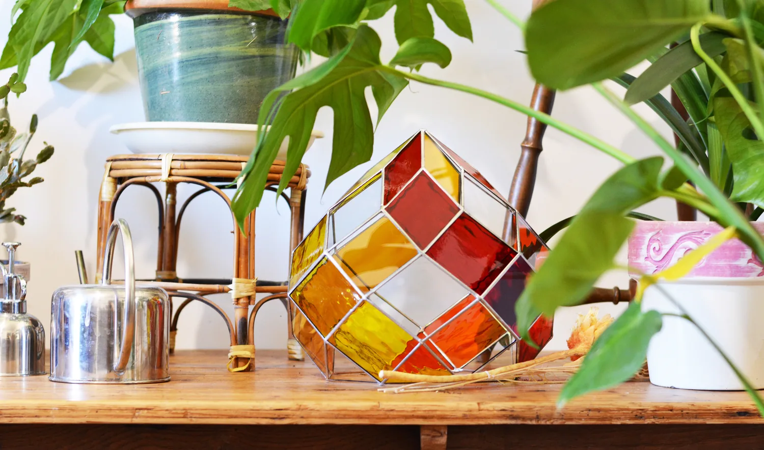 Zome chromatique chaud, orange et rouge