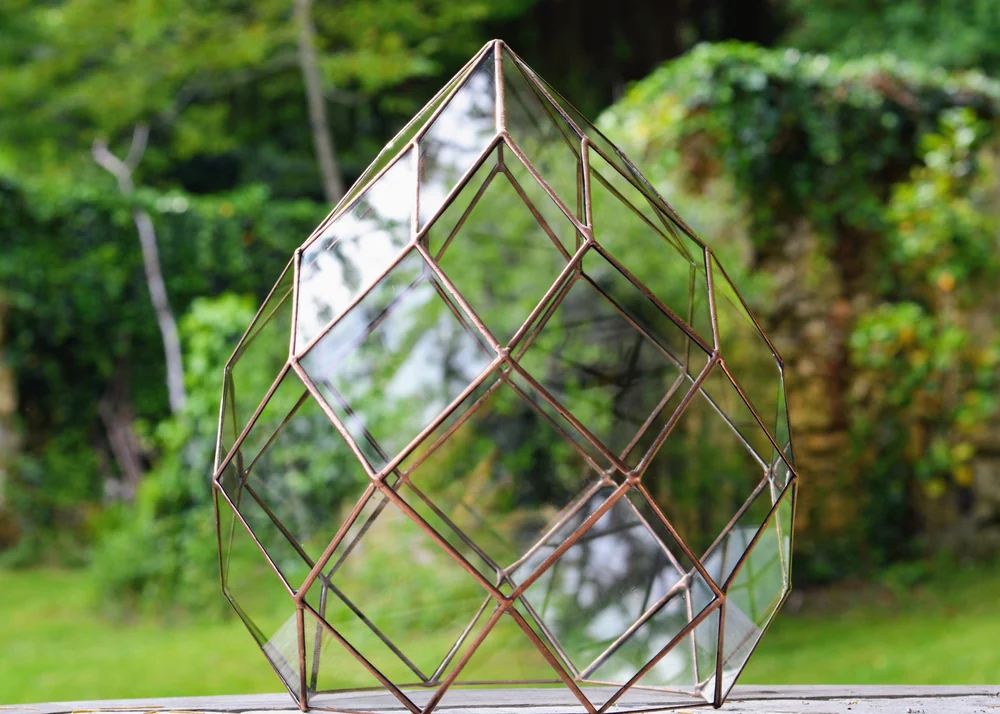 Zome 8 Yoni transparent, cuivre